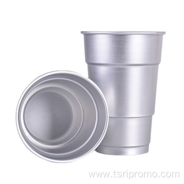 Recyclable coke cups made of aluminum